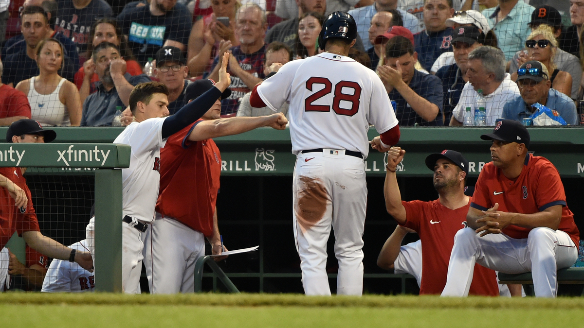 Boston Red Sox designated hitter J.D. Martinez