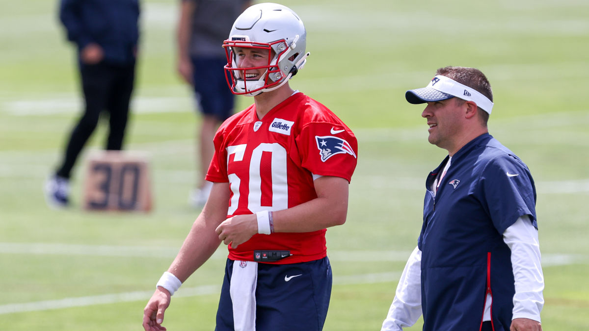 New England Patriots quarterback Mac Jones