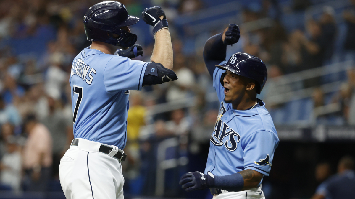 Tampa Bay Rays designated hitter Austin Meadows, infielder Wander Franco