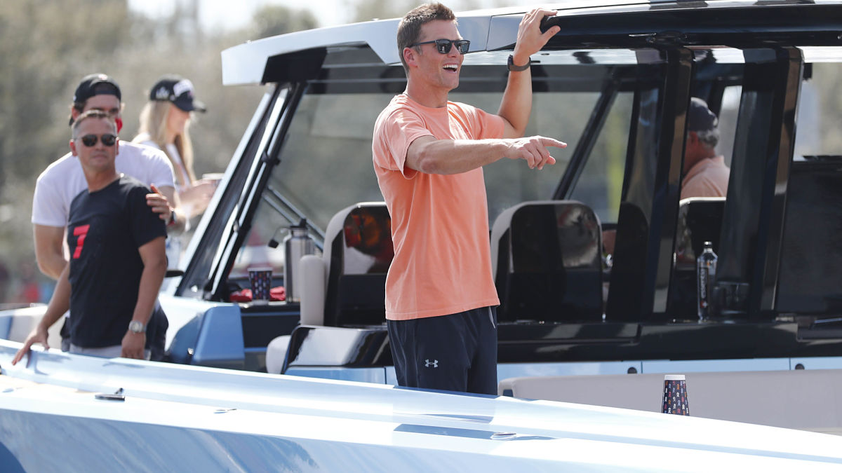 Tampa Bay Buccaneers quarterback Tom Brady