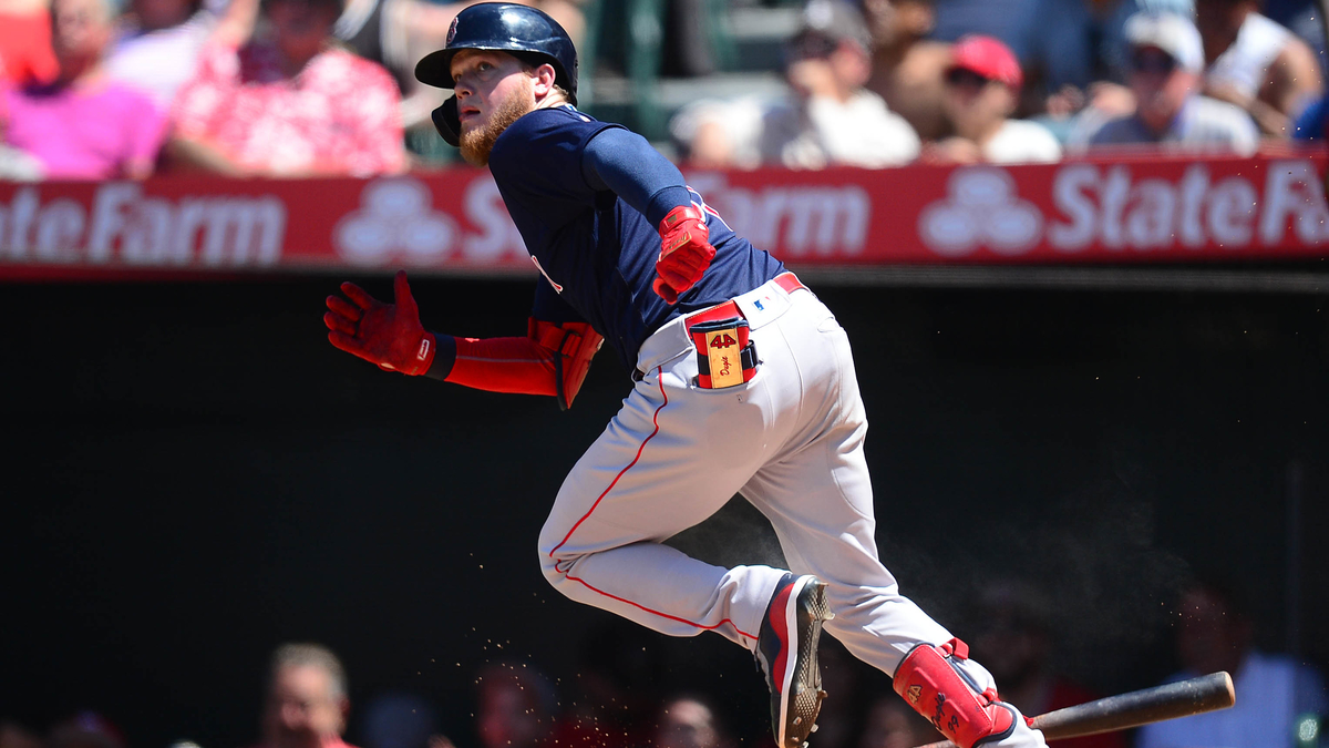 Boston Red Sox outfielder Alex Verdugo