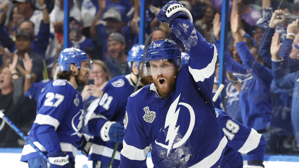 Tampa Bay Lightning forward Blake Coleman