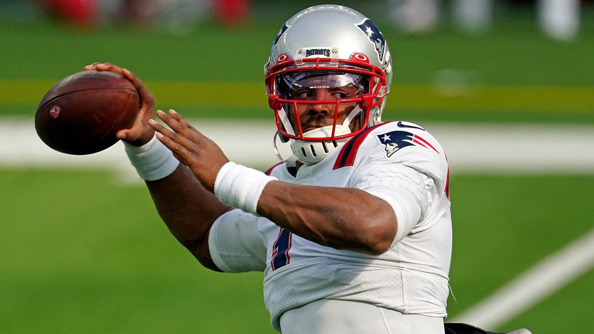 New England Patriots quarterback Cam Newton