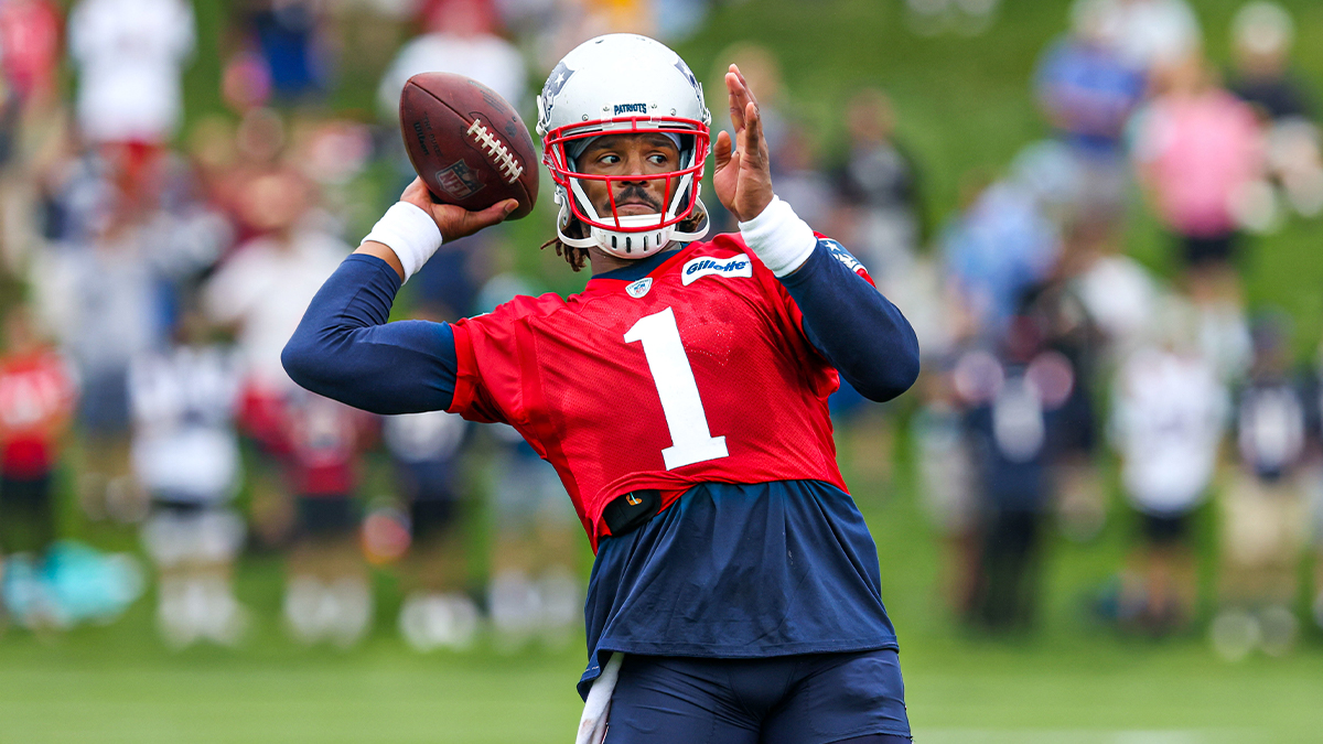 New England Patriots quarterback Cam Newton