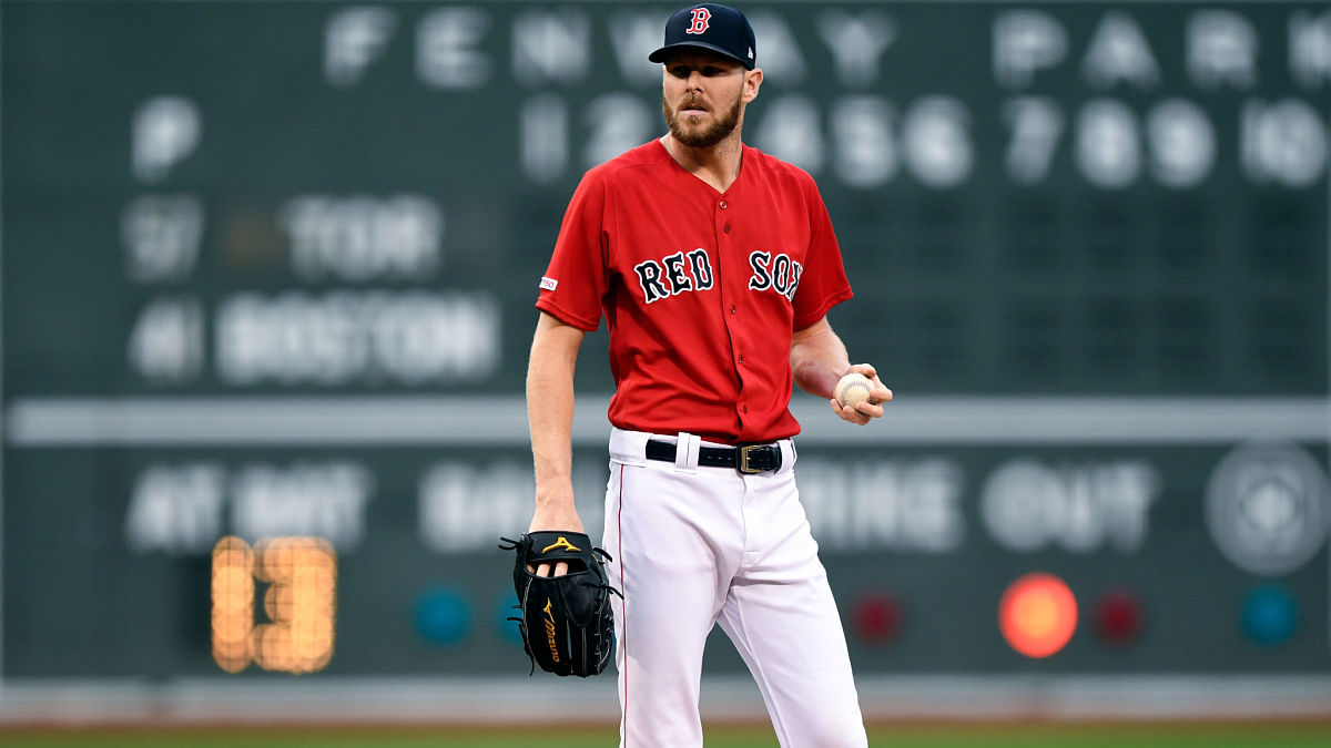 Red Sox pitcher Chris Sale
