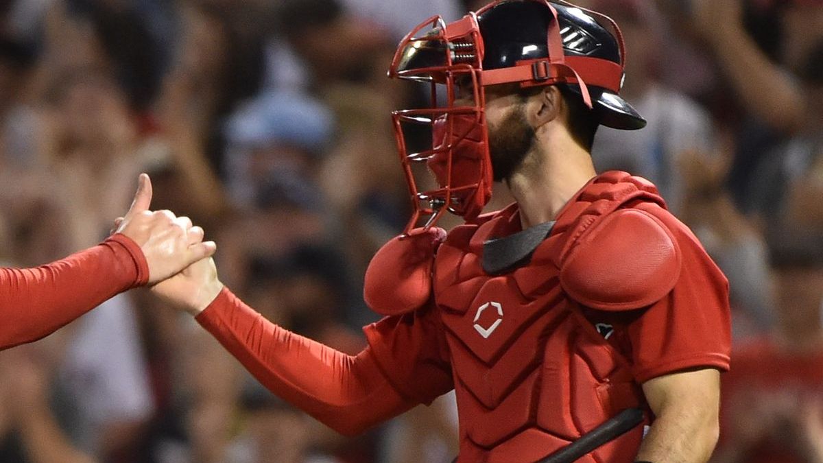 Boston Red Sox catcher Connor Wong