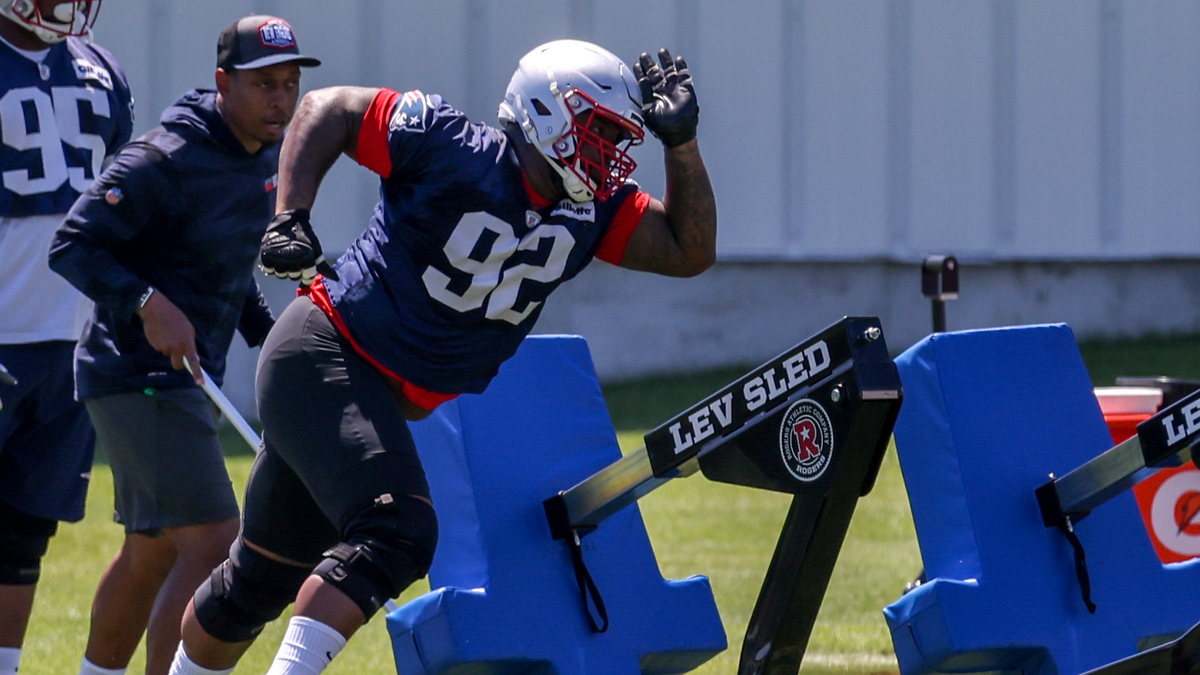 New England Patriots defensive lineman Davon Godchaux