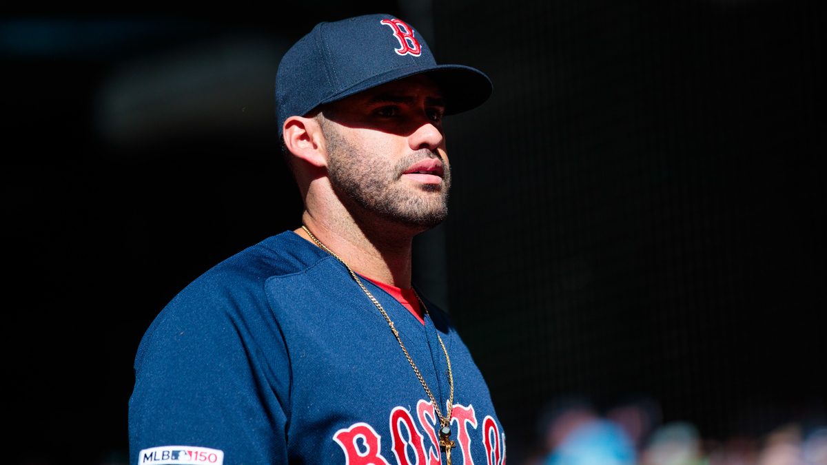 Boston Red Sox designated hitter J.D. Martinez