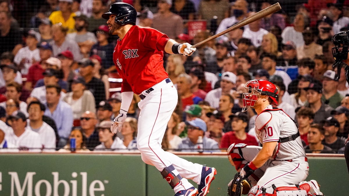 Boston Red Sox designated hitter J.D. Martinez