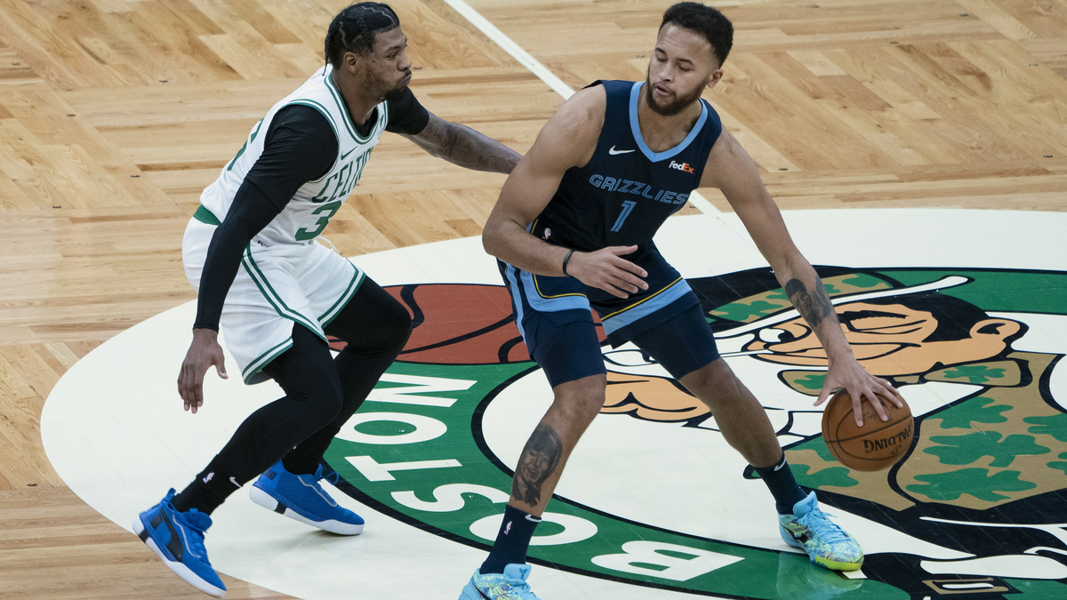 Boston Celtics guard Marcus Smart, Memphis Grizzlies forward Kyle Anderson