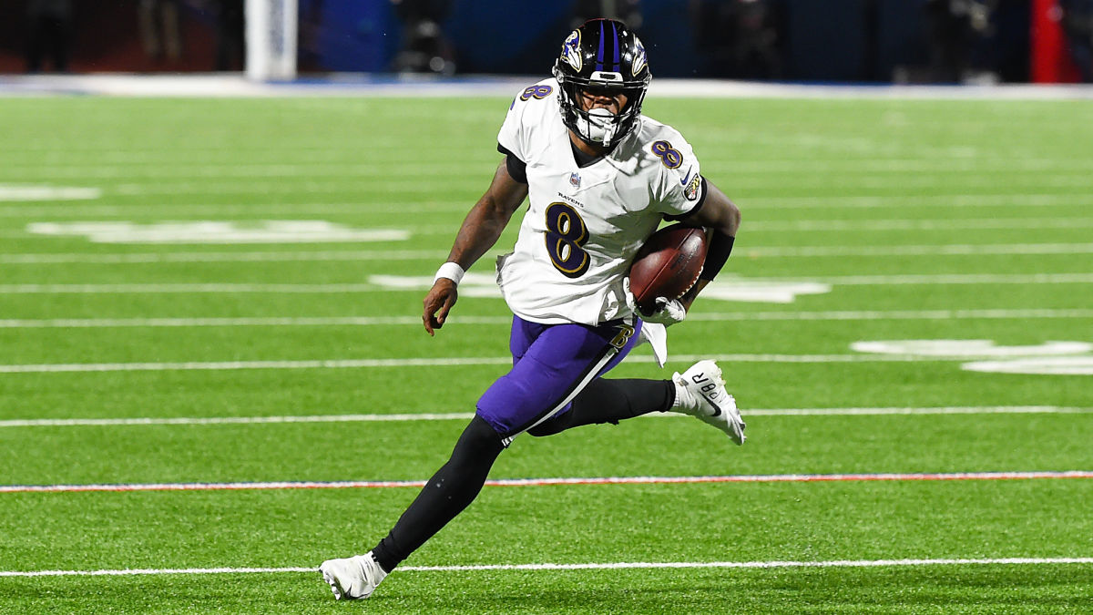 Baltimore Ravens quarterback Lamar Jackson