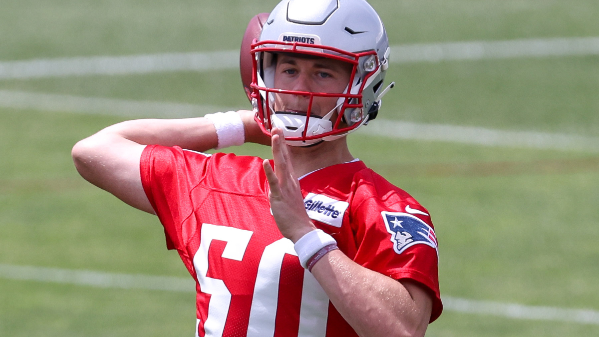 New England Patriots quarterback Mac Jones
