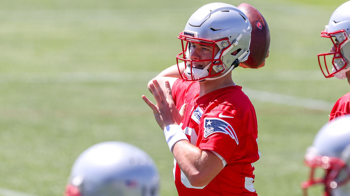 New England Patriots quarterback Mac Jones