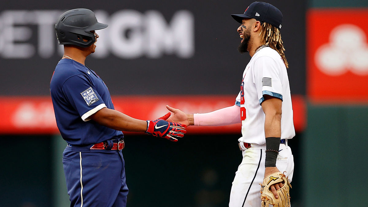 Boston Red Sox third baseman Rafael Devers and San Diego Padres shortstop Fernando Tatis Jr.
