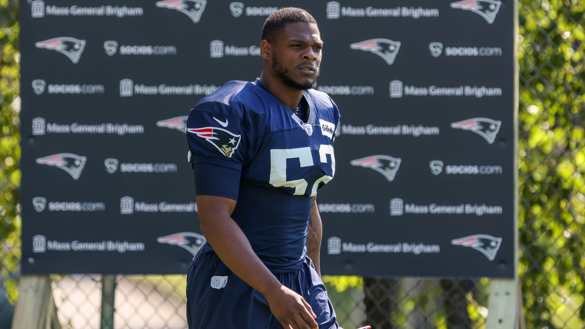 New England Patriots linebacker Ronnie Perkins
