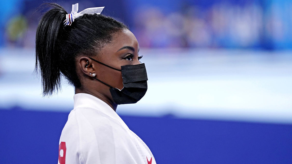 United States gymnast Simone Biles