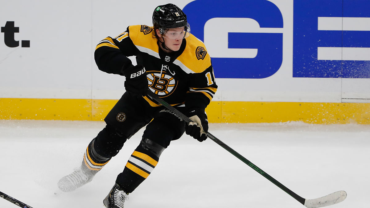 Bruins forward Trent Frederic