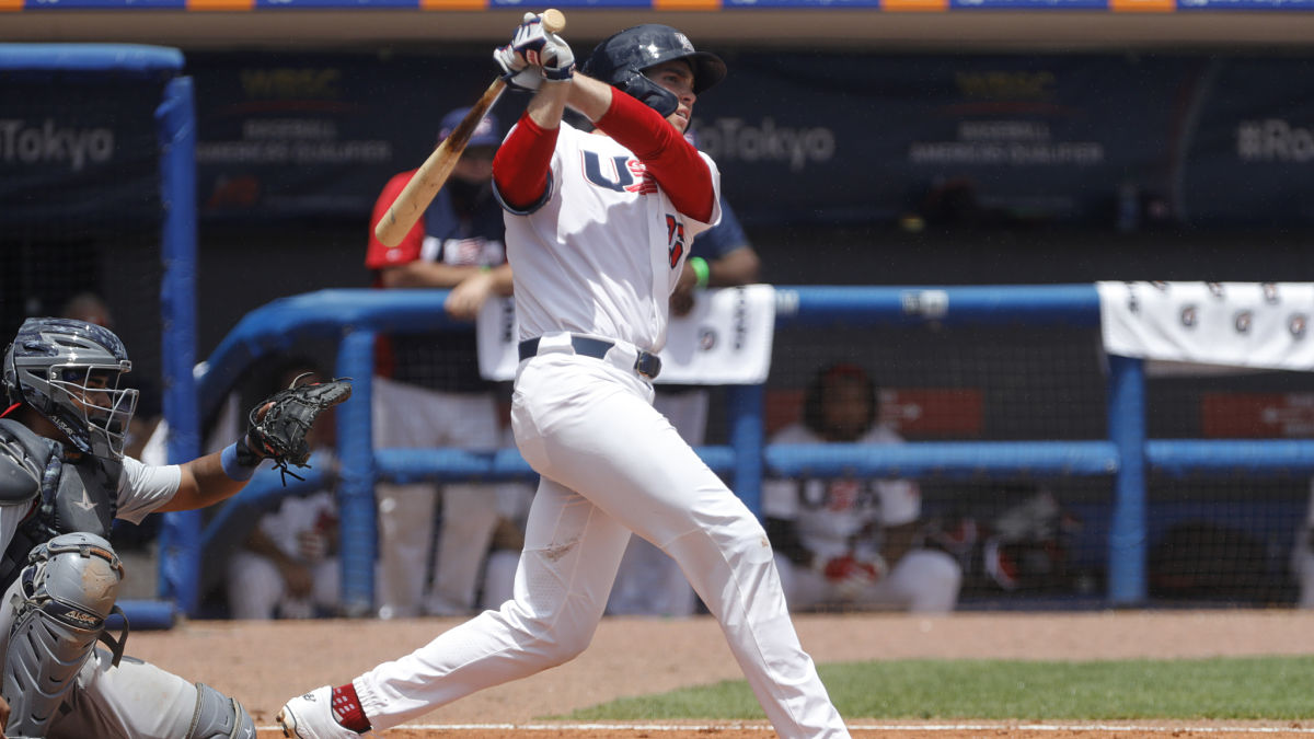 Team USA baseball first baseman Triston Casas