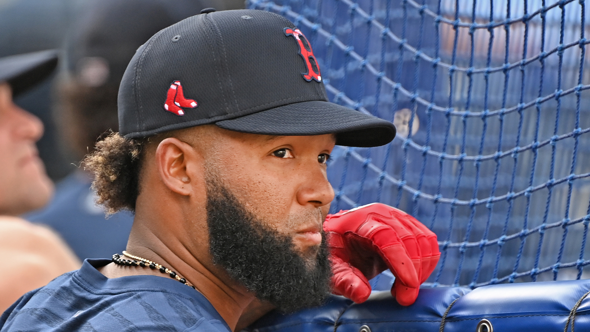 Boston Red Sox center fielder Danny Santana