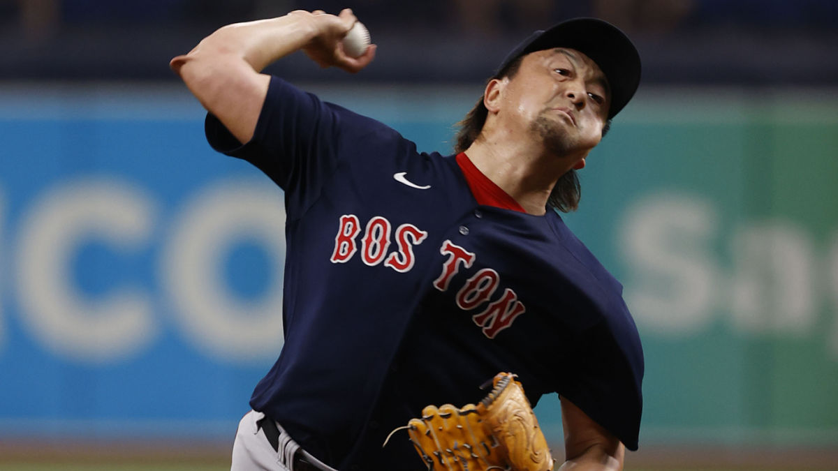 Boston Red Sox pitcher Hirokazu Sawamura