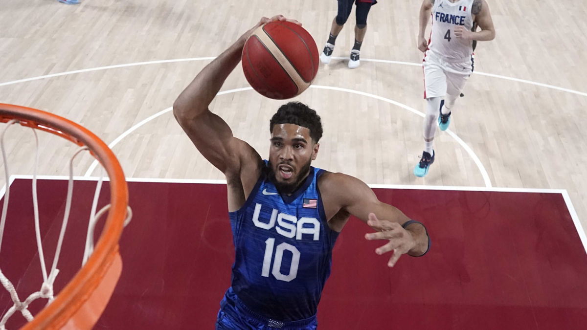 Team United States small forward Jayson Tatum