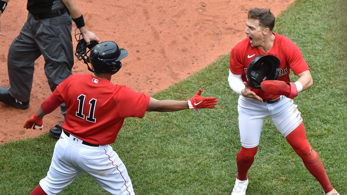 Boston Red Sox Kike Hernandez, Rafael Devers