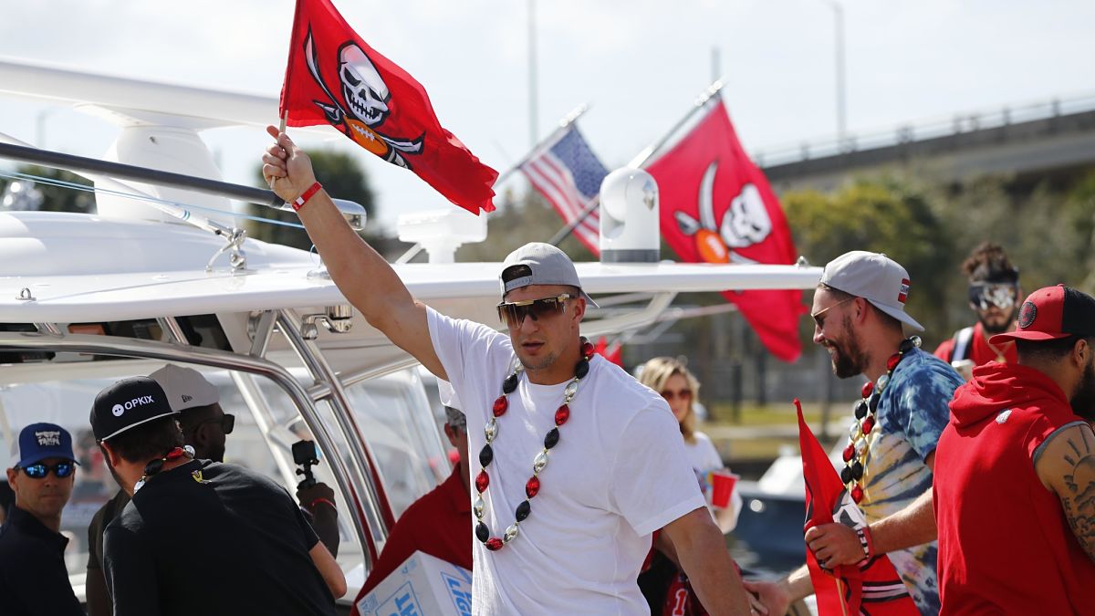 Tampa Bay Buccaneers tight end Rob Gronkowski