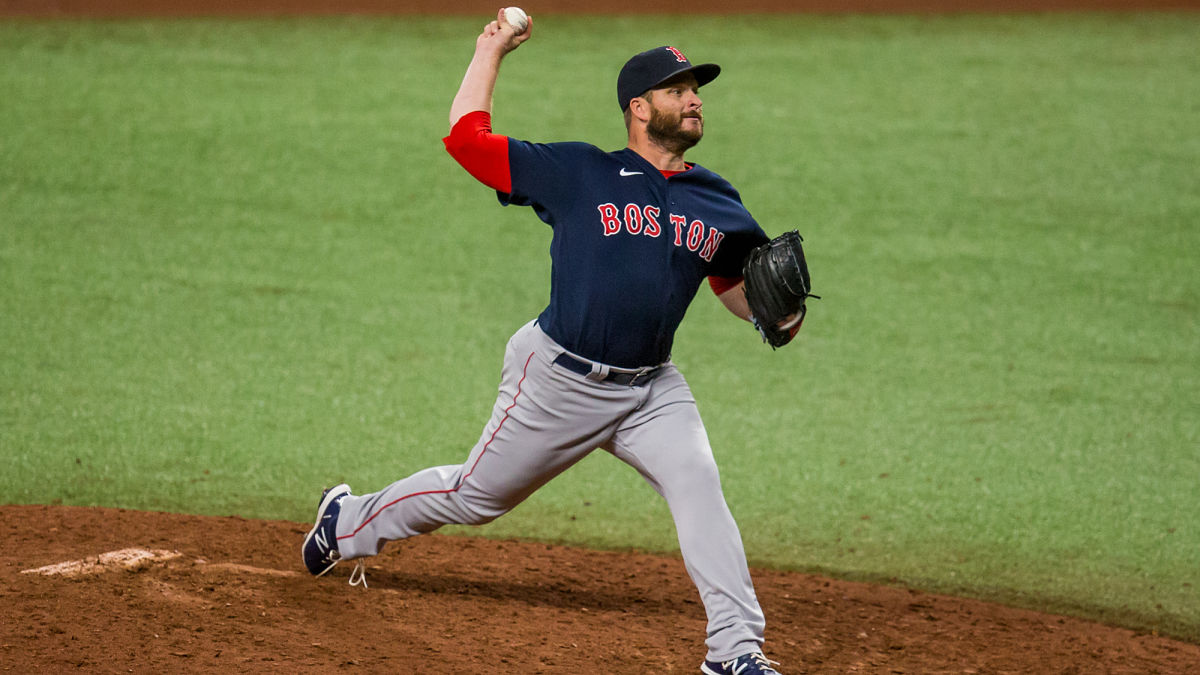 Boston Red Sox reliever Ryan Brasier