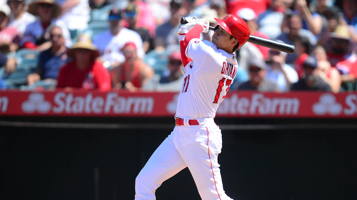 Los Angeles Angels designated hitter Shohei Ohtani