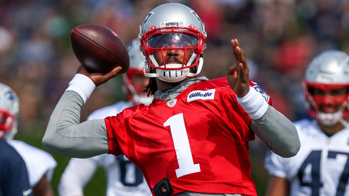 New England Patriots quarterback Cam Newton