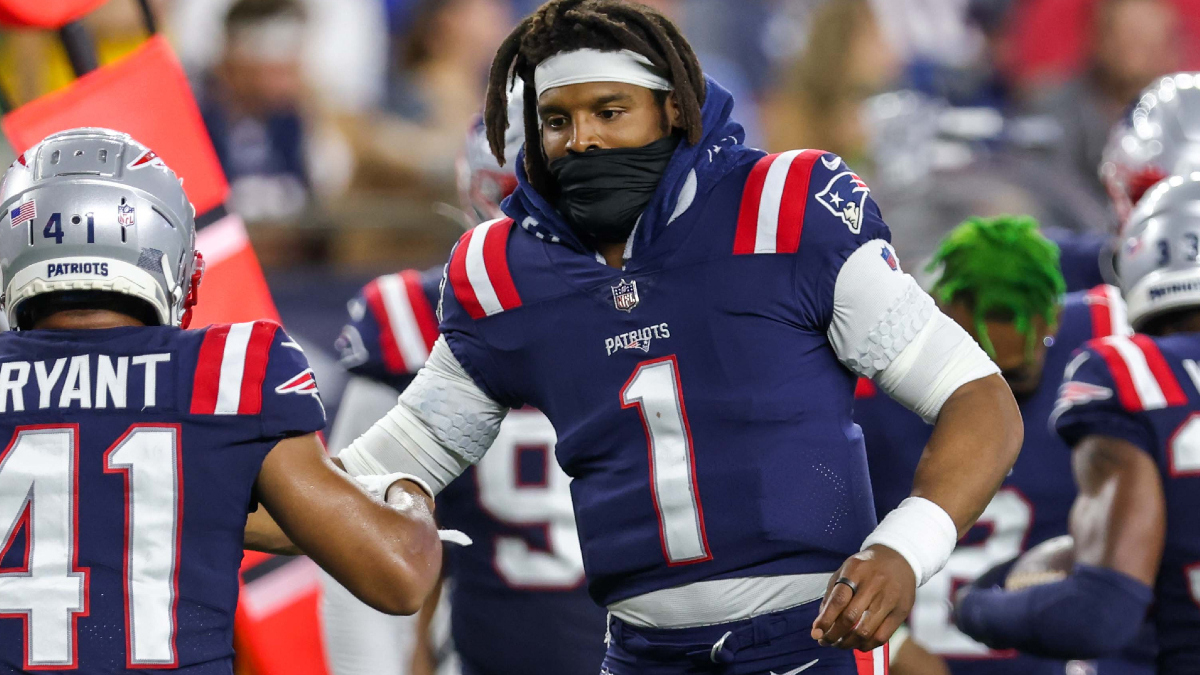 New England Patriots quarterback Cam Newton