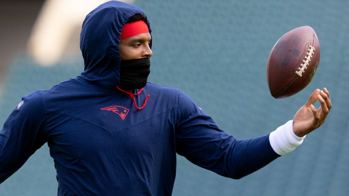 New England Patriots quarterback Cam Newton