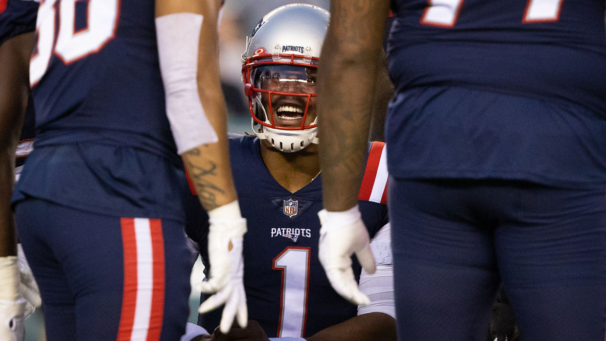 New England Patriots quarterback Cam Newton