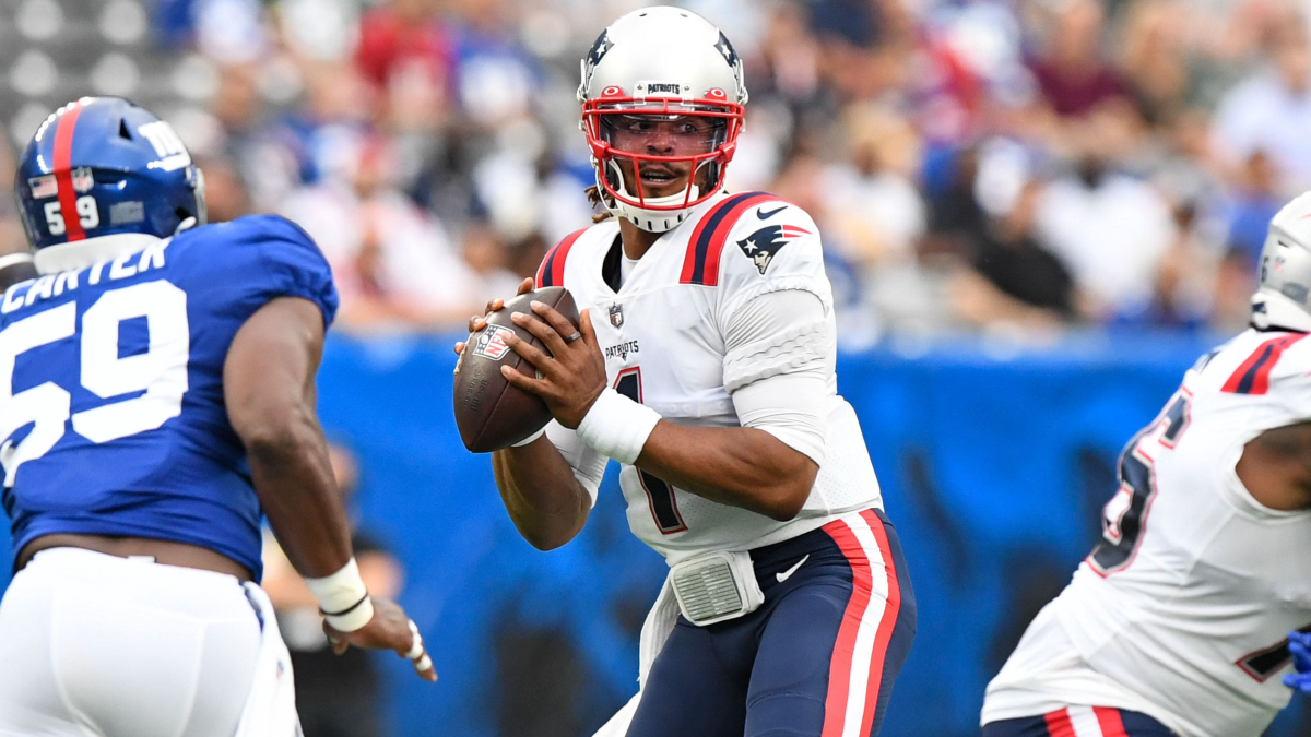 New England Patriots quarterback Cam Newton