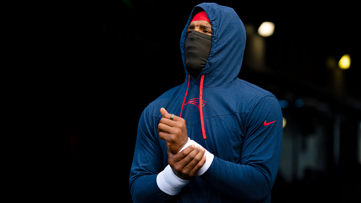 New England Patriots quarterback Cam Newton
