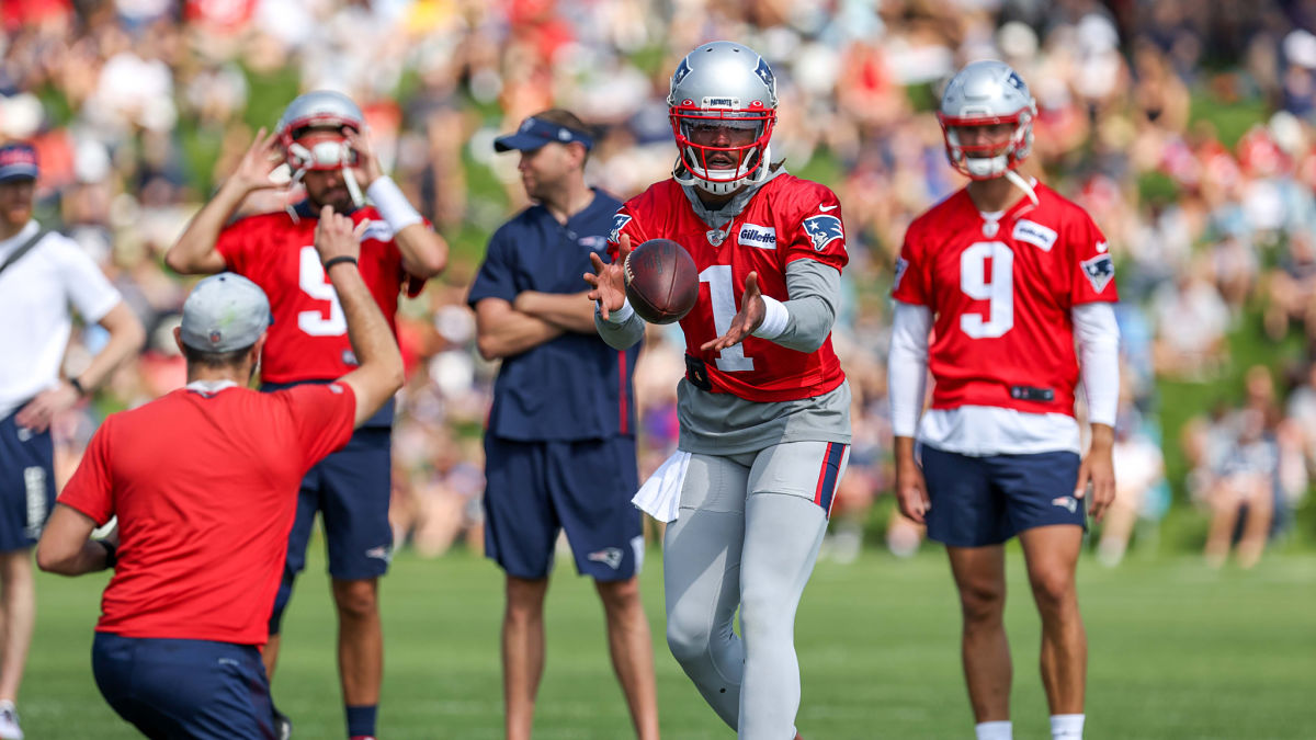 New England Patriots quarterback Cam Newton