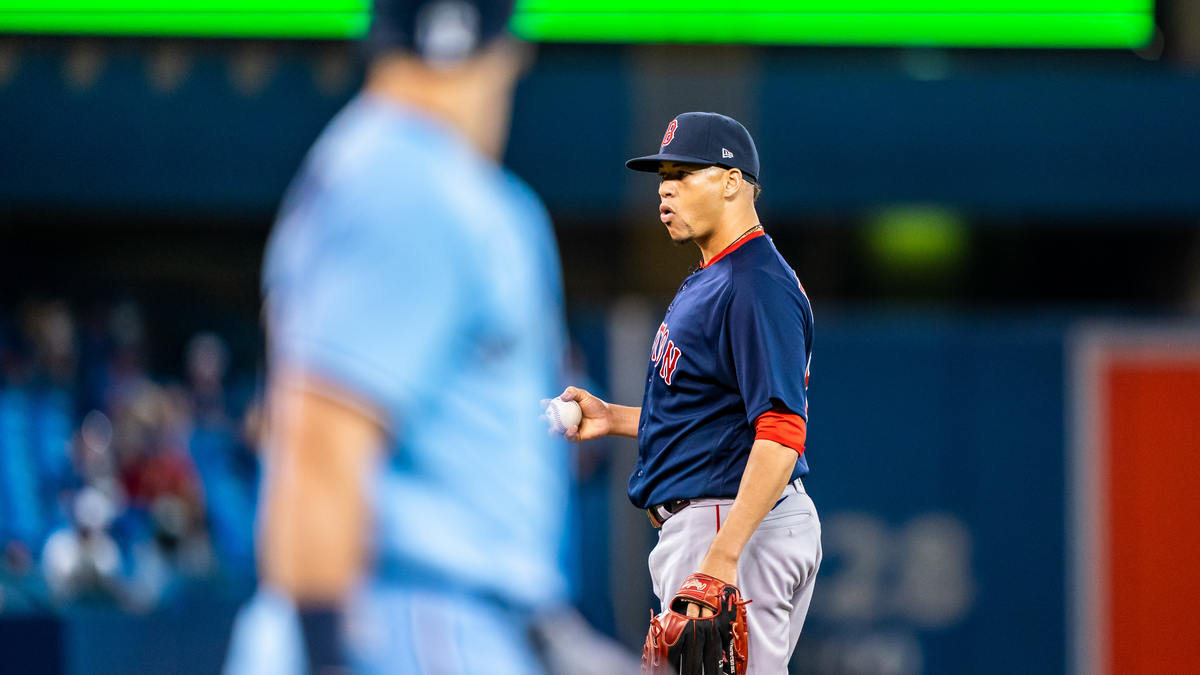 Boston Red Sox relief pitcher Hansel Robles, Toronto Blue Jays outfielder Randal Grichuk