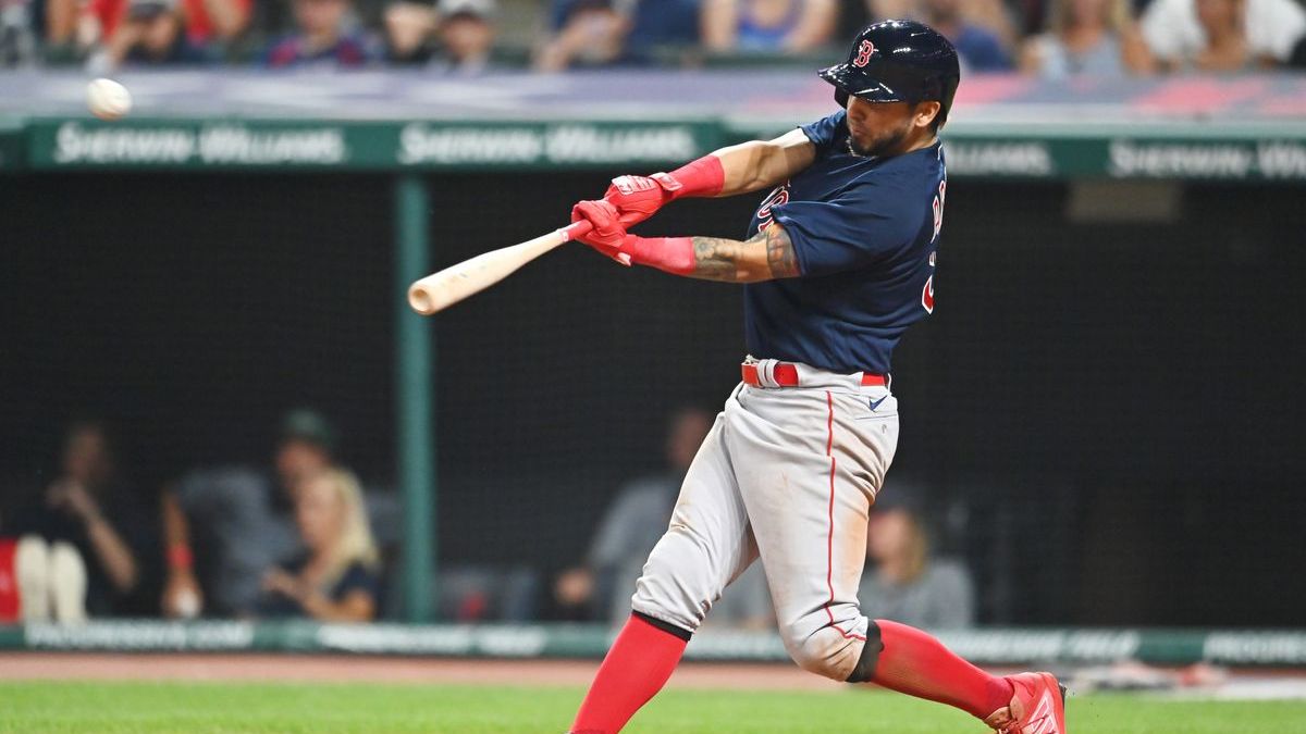 Boston Red Sox infielder Jonathan Araúz