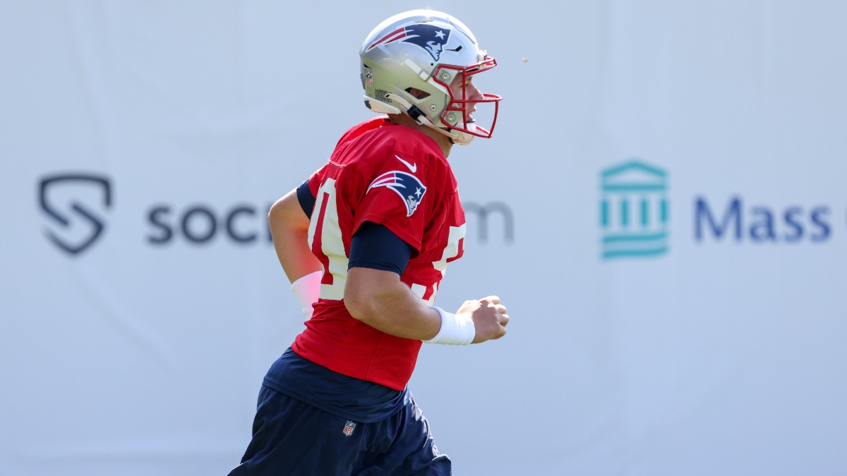New England Patriots quarterback Mac Jones