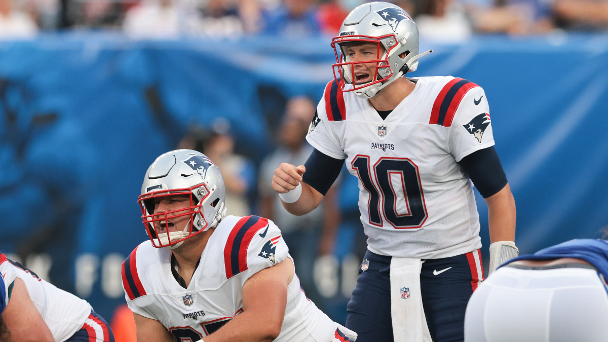 New England Patriots quarterback Mac Jones