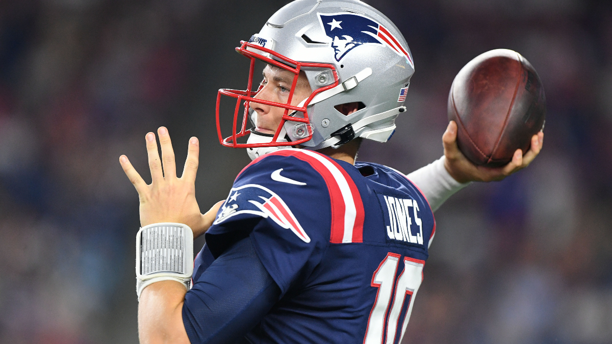 New England Patriots quarterback Mac Jones