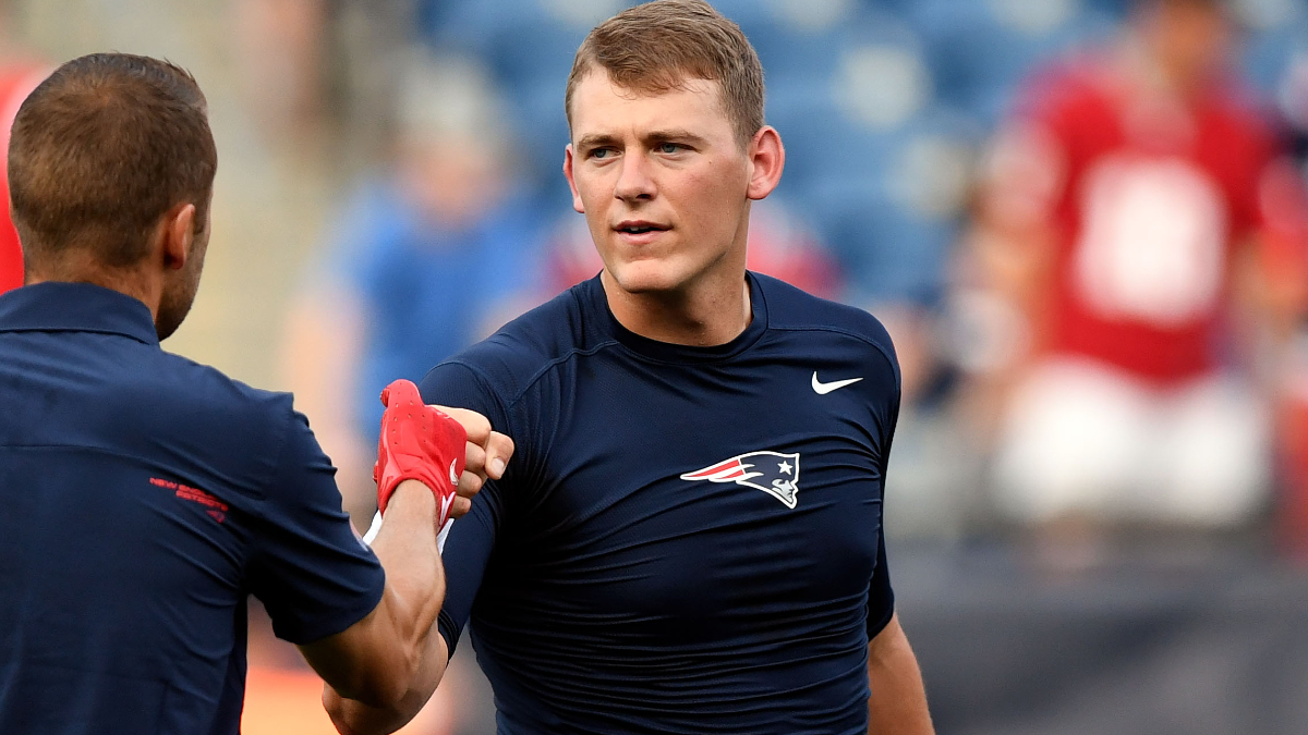 New England Patriots quarterback Mac Jones