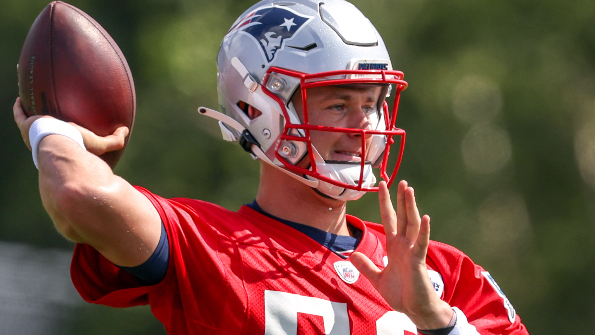 New England Patriots quarterback Mac Jones