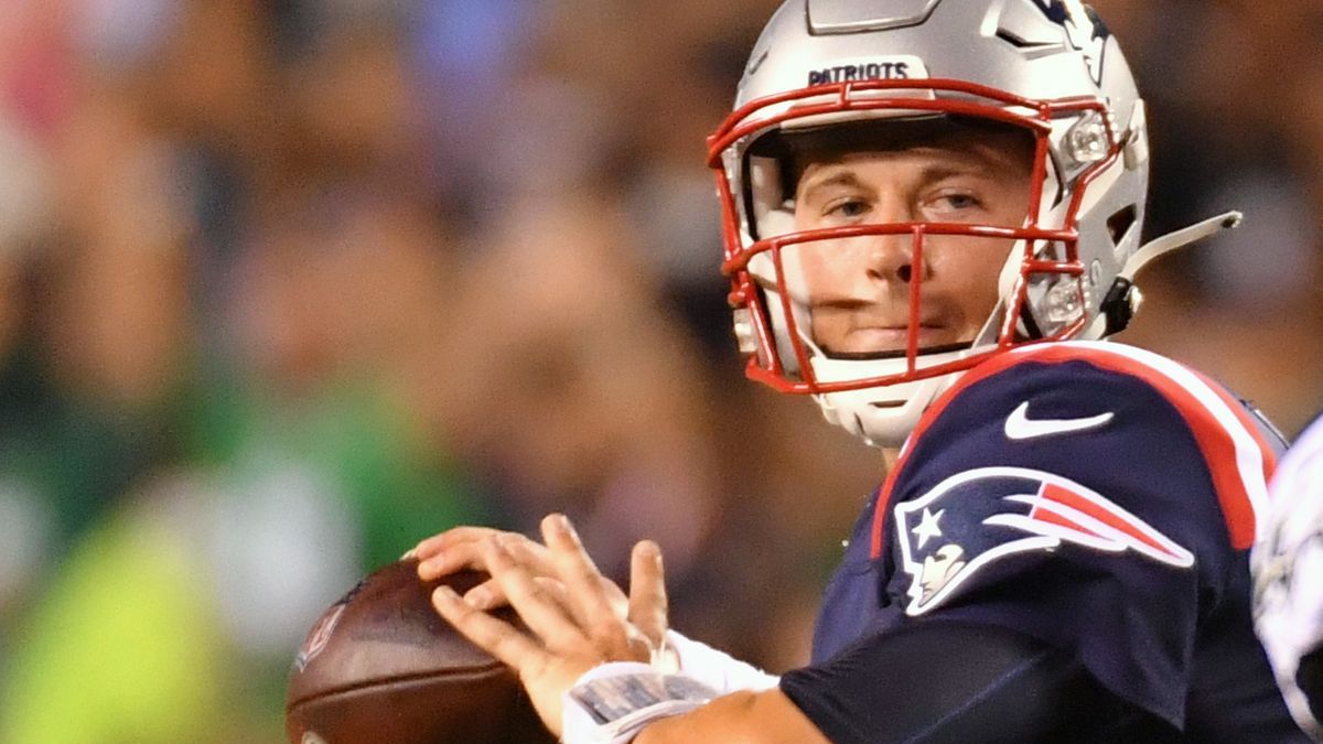 New England Patriots quarterback Mac Jones