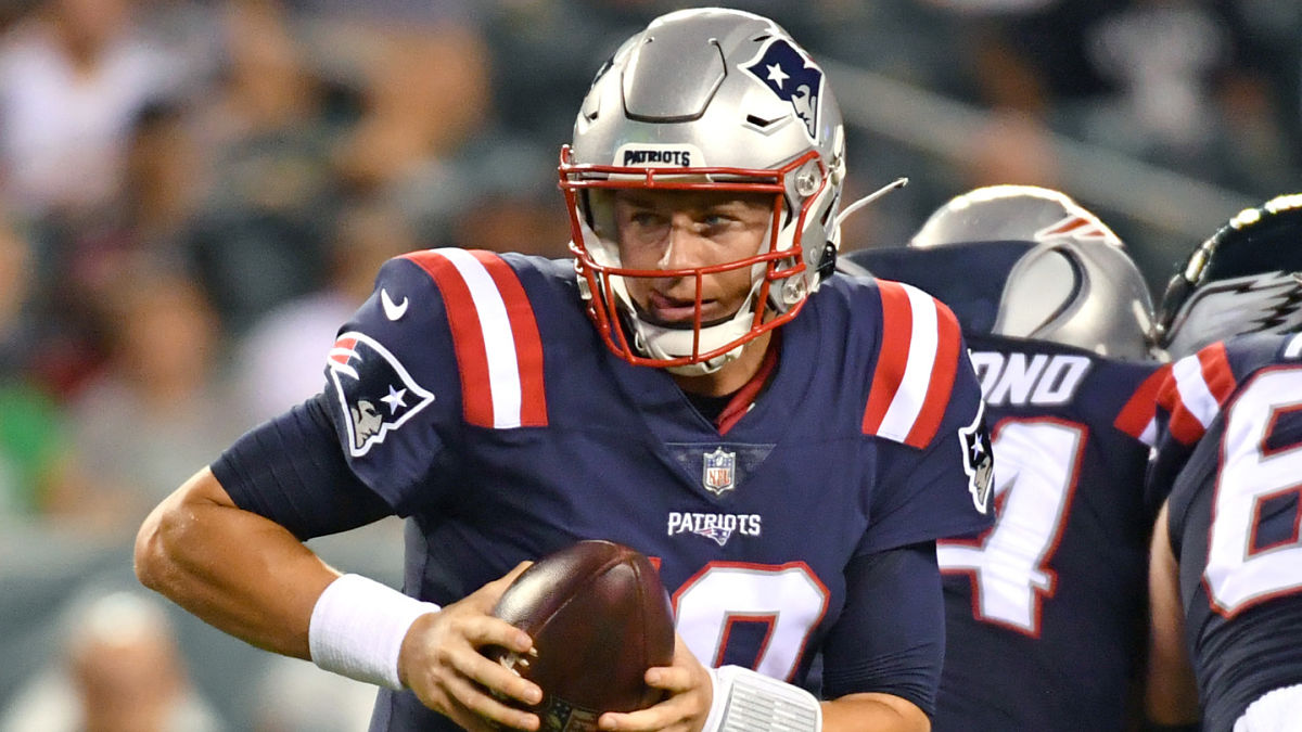 New England Patriots quarterback Mac Jones