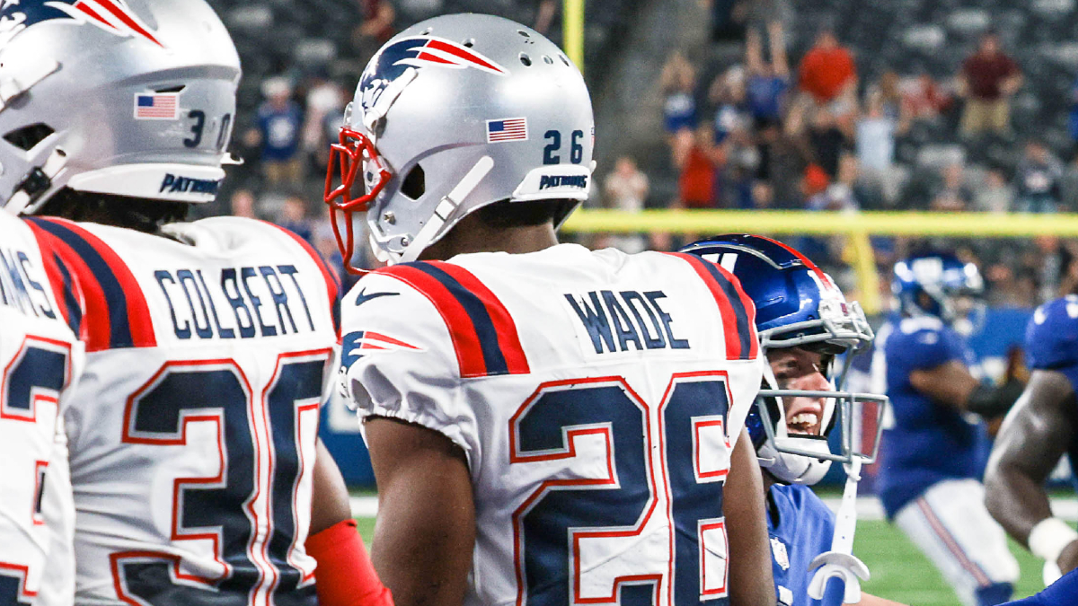New England Patriots cornerback Shaun Wade