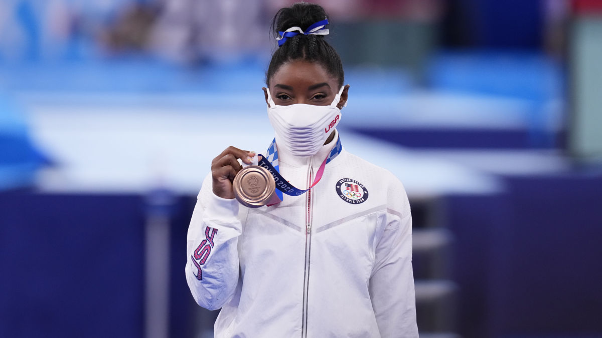 United States gymnast Simone Biles