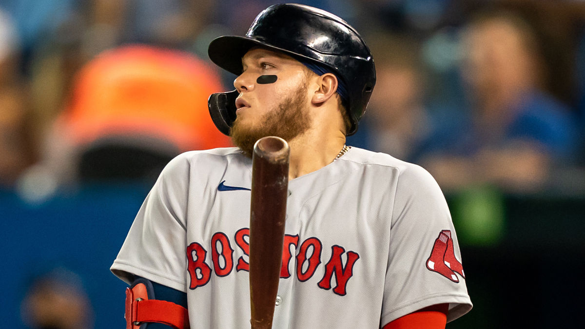 Boston Red Sox outfielder Alex Verdugo