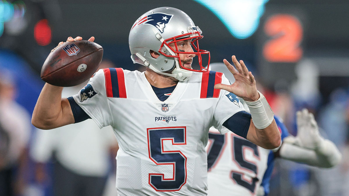 New England Patriots quarterback Brian Hoyer