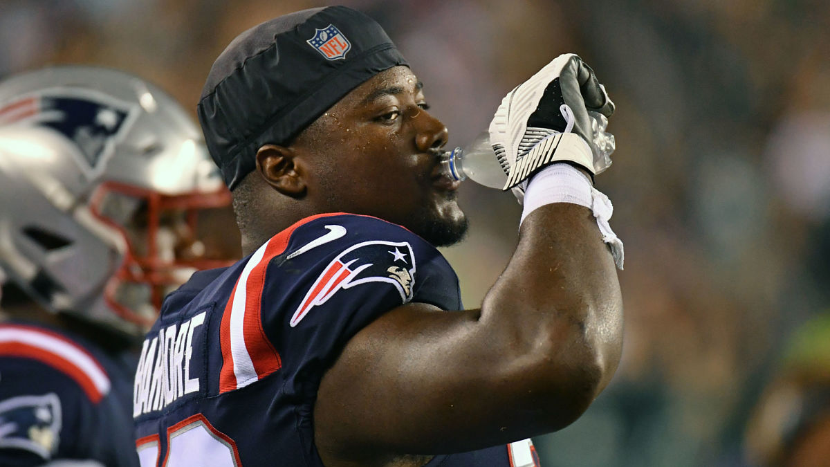 New England Patriots defensive tackle Christian Barmore